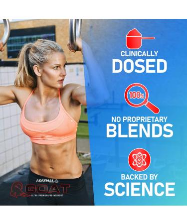 G.O.A.T. Ultra-Premium Pre-Workout - Rocket Pop Flavor | Boost Pump, Energy & Endurance | Award-Winning Taste | 30 Servings - Buy Online on GoSupps.com