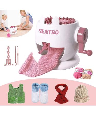 Knitting Machine SENTRO 22 Needles Machines Smart Weaving Loom DIY Board Rotating Machines for Adults and Kids  White - Buy Online on GoSupps.com