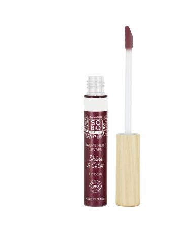 So'Bio tic L A NATURE SO BiO tic | Certified organic lip oil balm Shine&Color | Sublime Raspberry | Nourished & shiny lips | Non-sticky texture | Synergy of plant oils | Vegan | Made in France | 5 ml