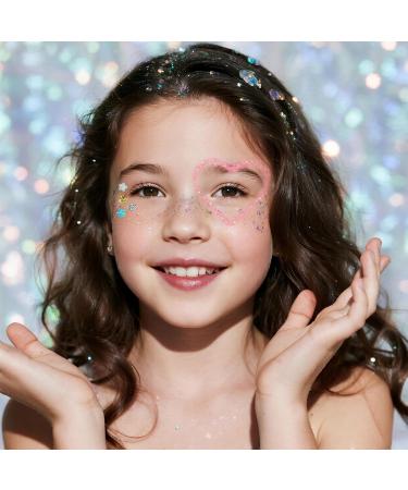  Prreal 9-Color Glitter Gel for Face Eyes and Body Holographic Glitter Holographic Sequins Girls' and Women's Party Halloween Carnival Festival Accessories 02 - Buy Online on GoSupps.com