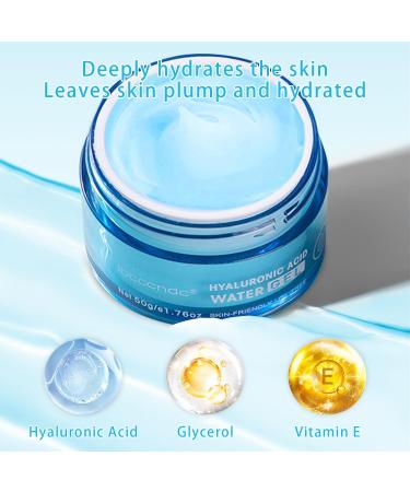 50g Hydro Boost Hyaluronic Acid Moisturizing Water Gel - Lightweight Face Moisturizer for Oily Skin | Long-lasting Hydration - Buy Online on GoSupps.com