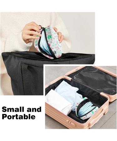 Portable Period Kit Bag | Feminine Product Pouch for Girls | Birds & Animal Paw Prints | Multicolored | HomeDecorZone - Buy Online on GoSupps.com