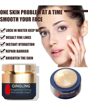 QingLing Polypeptide Firming Anti-Wrinkle Cream Firming Face Cream Qinglin Face Cream Qingling Anti-Wrinkle Cream For All Skin Types (1pc) - Buy Online on GoSupps.com