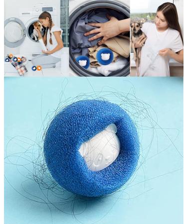 4 Pack Pet Hair Remover for Laundry Laundry Balls Hair Catcher Washing Machine Lint Remover Reusable - Pet Fur Laundry Catcher Hair Remover for Laundry Clothes Bedding - Buy Online on GoSupps.com