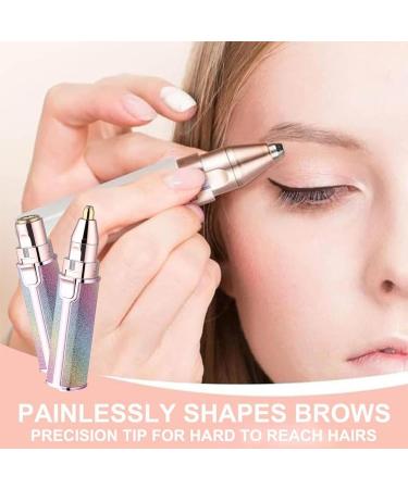 ZHANGQIUXIA Precision Eyebrow Trimmer for Face 2in1 Eyebrow and Facial Hair Removal Device Electric Hair Clipper Effortlessly Remove and Shape Your Eyebrows White - Buy Online on GoSupps.com