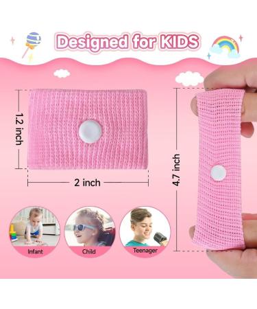 Meiyyj Travel Sickness Bands - Anti-Nausea Wristbands for Kids | Cruise & Car Travel Essentials - 2 Pairs Pink - Buy Online on GoSupps.com