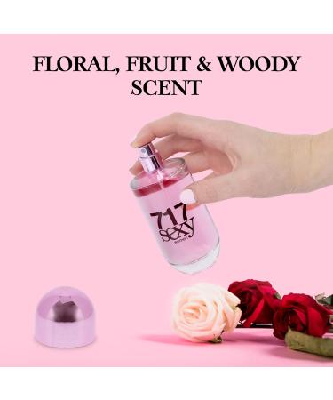 NovoGlow 717 Sexy Women- 100ml/3.4 Fl Oz Eau De Parfum Spray - Long Lasting Floral Citrusy & Powdery Fragrance Smell Fresh & Clean All Day Includes Carrying Pouch Gift for Women for All Occasions - Buy Online on GoSupps.com