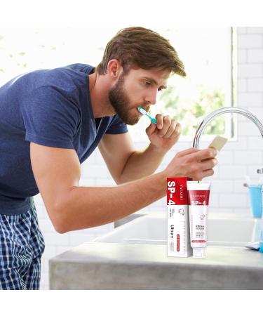 Yayashi SP-4 Toothpaste 120g | Twice Probiotic Whitening & Stain-Removing Toothpaste | Enhance Your Smile with Yiliku Zahnaufheller - Buy Online on GoSupps.com