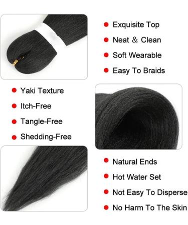 Hair Piece Pre-stretched Long Braided Hair 26-inch Crochet Braided Hair Synthetic African Ombre Giant Braided Hair For Women(FR-8) - Buy Online on GoSupps.com