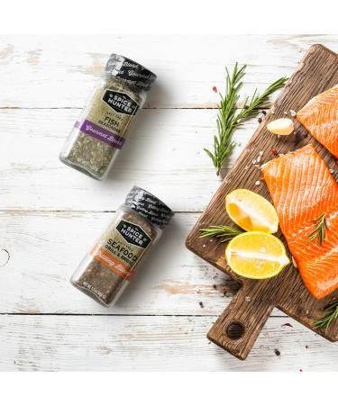 The Spice Hunter Fish Seasoning Blend 1.1oz Jar - Authentic Flavors for Perfect Seafood Dishes - Buy Online on GoSupps.com
