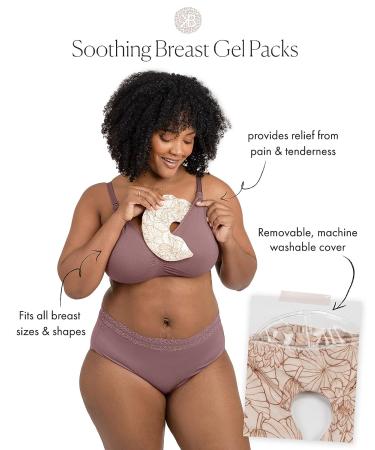 Kindred Bravely Soothing Breast Gel Pads - Hot/Cold Packs for Breastfeeding & Pumping (2 Pack) - Buy Online on GoSupps.com