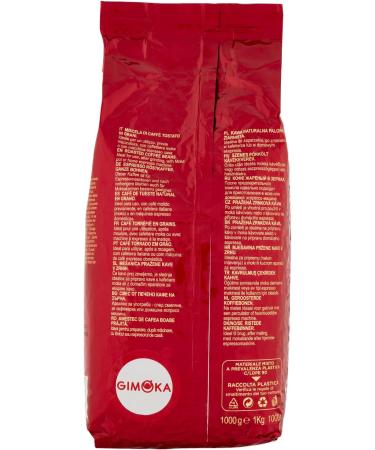 Gimoka miscela bar torrefatto in grani Gran Bar Caf bien Espresso Caf En Grains entier Arri re-go t au chocolat amabile 6x 1kg + Italian Gourmet polpa 400g - Buy Online on GoSupps.com