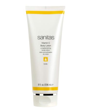 Sanitas Skincare Vitamin C Body Lotion Brightening Antioxidants Shea Butter 8 Ounces