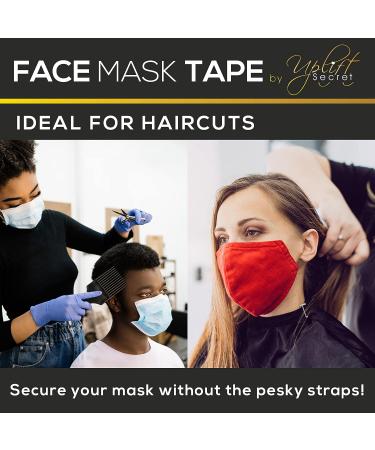 Uplift Secret Face Mask Tape Double Sided (100 Count) - Prevents Fogging, Slipping & Gaps - Works with All Masks - Buy Online on GoSupps.com