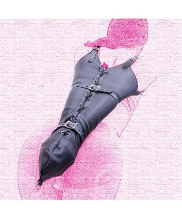 Black Leather Bandage Single Glove Tight Bundle Single Glove Restraint Straps Binding Arm Straps - Buy Online on GoSupps.com