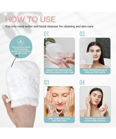 NAEILVOM Reusable Makeup Remover Cloth | Plant Fiber Towel for Deep Cleansing & Exfoliation | No Oil Prevents Whiteheads & Blackheads - Buy Online on GoSupps.com