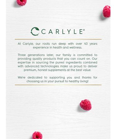 Carlyle Hair Skin and Nails Gummies | 5000mcg Biotin + Essential Vitamins | 60 Raspberry Vegan Gummies - Buy Online on GoSupps.com