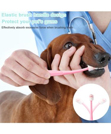 2-Piece Small Dog Toothbrush Set | 360-Degree Soft Silicone Pet Dental Care for Dogs & Cats - Effective Oral Hygiene & Deep Clean - Buy Online on GoSupps.com