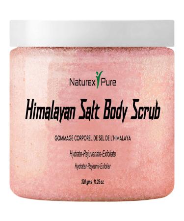 Himalayan Salt Scrub - Mineral-Rich Exfoliating Body Scrub - Natural Body Exfoliator - Moisturizing Foot Leg Hand Face Body Salt Scrub - Brightening Shower Scrubs for Men and Women