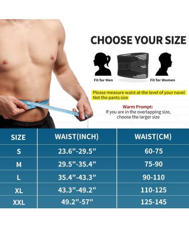 Shop Adjustable Back Braces & Waist Trainers for Men & Women | Lumbar Support Belt for Fitness & Daily Life (Black Medium - Buy Online on GoSupps.com