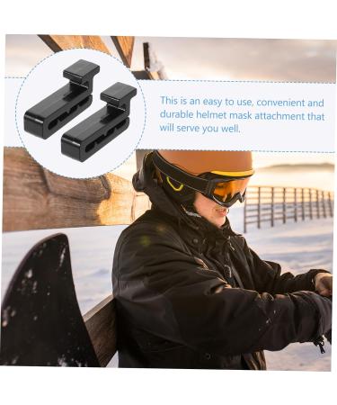 Buy Minkissy Ski Helmet Hooks - 3 Pairs of Practical Mask Clips & Accessories for Snowboard Helmets - Buy Online on GoSupps.com