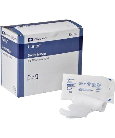 Buy Covidien Curity Stretch Bandage - Sterile Soft Pouch 3" x 4.1 Yards Case of 96 - International Shipping Available - Buy Online on GoSupps.com