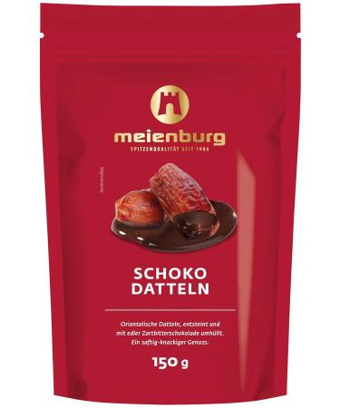 Buy Meienburg Chocolate Dates | Gourmet Dried Dates Covered in Chocolate | 3x150g Bag - International Shipping Available - Buy Online on GoSupps.com