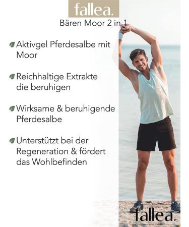 Fallea B ren Moor 2in1 Active Gel Horse Ointment - Soothing & Beneficial for Muscles & Joints 200ml - International Shipping Available - Buy Online on GoSupps.com