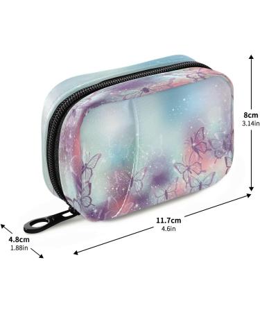 Buy Pfrewn 7-Day Butterfly Pill Organizer Case | Portable Travel Vitamin & Medicine Holder - Buy Online on GoSupps.com