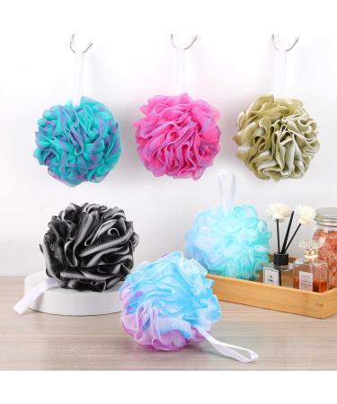 Buy BTYMS 75g Large Loofahs - Exfoliating Shower Sponge Set of 6 | Best Body Scrubber for a Refreshing Bath Experience - Buy Online on GoSupps.com