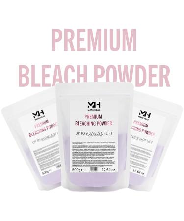 MANE HEAD Violet Premium Dust Free Bleaching Powder 9+ Hair Bleach 17.64 oz/500g - Buy Online on GoSupps.com