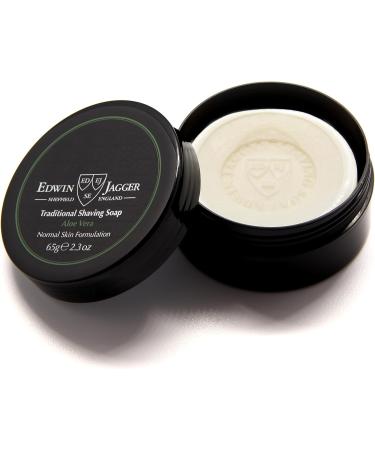 Edwin Jagger SSAVT Aloe Vera Natural Shaving Soap 65g Travel Tub - 99.9% Pure Aloe Vera - Buy Online on GoSupps.com
