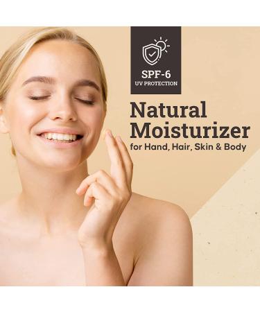 Naturise Organic Raw African Shea Butter - Pure Moisturizer for Skin & Hair, GMO-Free, 8 oz - Buy Online on GoSupps.com