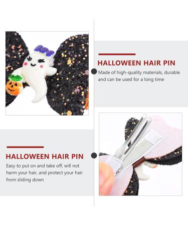 Beaupretty Halloween Bowknot Hair Clips - 4 Pcs Glitter Spider Hair Accessories for Kids - Buy Online on GoSupps.com