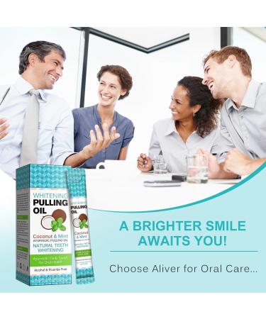 Lot de 20 sachets d'huile de noix de coco huile de menthe sachets de voyage haleine fra che et blanchiment des dents et gencives saines huile de noix de coco naturelle avec huile de noix de coco - Buy Online on GoSupps.com