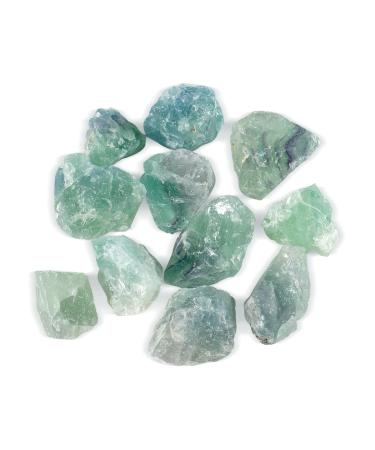 Soulnioi Natural Crystal Powder Crystal Original Stone Aromatherapy Stone Powder Crystal Diffuser Stone Decoration Crystal Crushed Stone (Green Fluorite 230g)