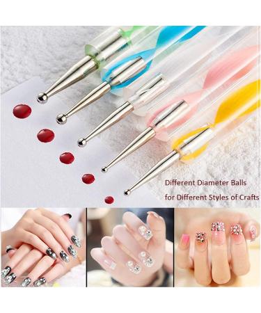 20 Piece Mandala Dotting Tools Set for Nail Art - Dot Painting Stylus and Embossing Pattern Tracing Kit - Buy Online on GoSupps.com