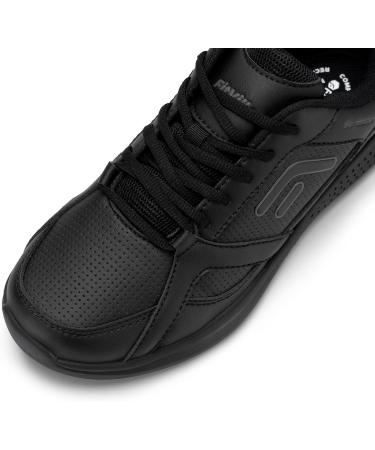 Fitville Women's Extra Broad Slip-Resistant Work Shoes - Waterproof & Lightweight Cooking Walking & Running Sneakers (39 EU Far Black) - Buy Online on GoSupps.com