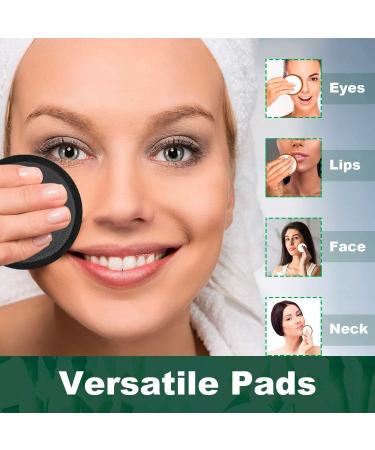 Reusable Makeup Remover Pads | Eco-Friendly Bamboo Cotton Rounds for Face | Sustainable Organic Eye Cleaner | Zero Waste Beauty - Buy Online on GoSupps.com