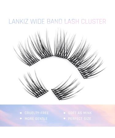 LANKIZ 2022 Cluster Lashes - DIY Eyelash Extension Wisps for At-Home Use - Synthetic Reusable False Cosplay Eyelashes - Multipack of Soft Faux Mink Lash Clusters - Buy Online on GoSupps.com