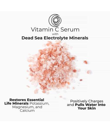 Antioxidant Vitamin C Serum for Face- Infused with Electrolytes Hyaluronic Acid Retinol - 1 oz 1 Fl Oz (Pack of 1) - Buy Online on GoSupps.com