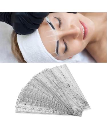 20PCS Eyebrow Stencil Measurement Ruler Bendable and Flexible Eyebrow Microshaping Ruler Eyebrow Design Ruler for Home and Travel - Buy Online on GoSupps.com