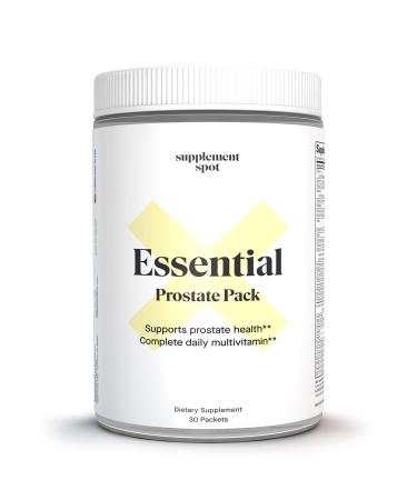 Essential Prostate Health Pack - Daily Multivitamin Supplements for Men w/Saw Palmetto Vitamins Minerals - Daily Multivitamin for Men to Support Prostate & Overall Health - 30 Packets
