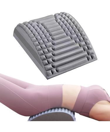 Acemend - Neck & Back Stretcher Acemend Neck and Back Lumbar Soothing Device Back Stretcher Multi Level Back Cracker Multi-Level Adjustable Spine Board (Gray)