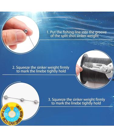 Premium Gnaumore Fishing Lead Weights - Anti-Corrosion Round Divided Removable Leads for All Your Fishing Needs - Buy Online on GoSupps.com