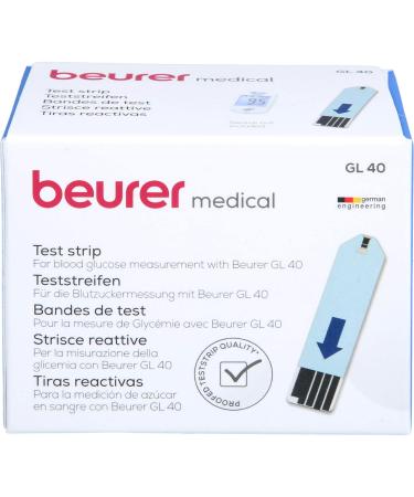 Beurer Gl40 blood glucose test strips 50 pcs