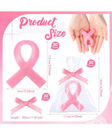 Demissle 30 Set Pink Ribbon Soaps | Breast Cancer Awareness Gifts | Bulk Party Favors for Women & Men - Buy Online on GoSupps.com