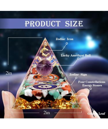 VuuuuV Horoscope Organ Pyramid | Sch tze Healing Crystal Gift Set | Zodiac Stones for Spiritual Growth - Buy Online on GoSupps.com