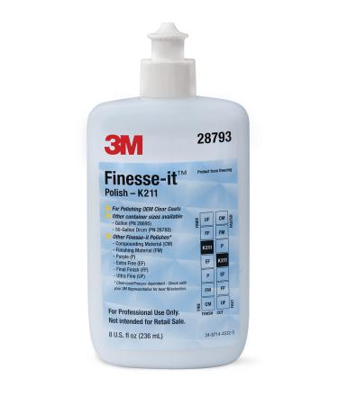 3M 28793 Finesse-It K211 Polish 8 oz White