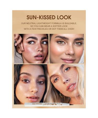 Hfpengzan Freckle Pen 2 Colors - Natural Lifelike Freckle Makeup Pen for Effortless Sunkissed Look - Waterproof & Long-lasting - Buy Online on GoSupps.com
